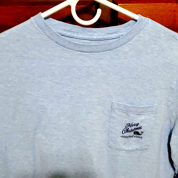 Vineyard Vines Merry Christmas Pocket T-shirt - Picture 3 of 9